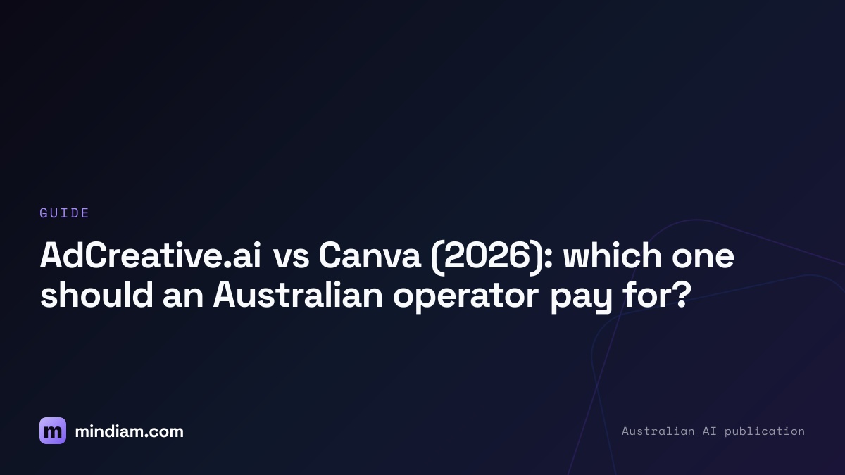 AdCreative.ai vs Canva (2026): which one should an Australian operator pay for?