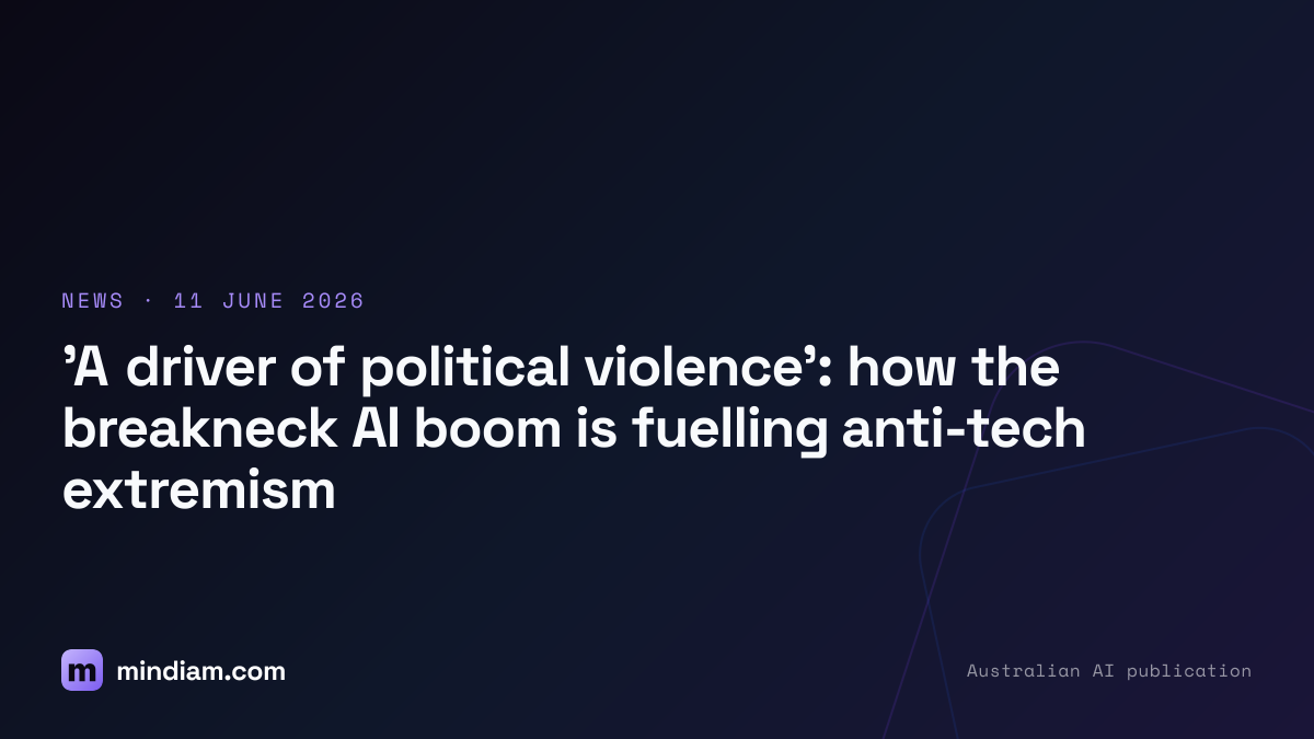 'A driver of political violence': how the breakneck AI boom is fuelling anti-tech extremism