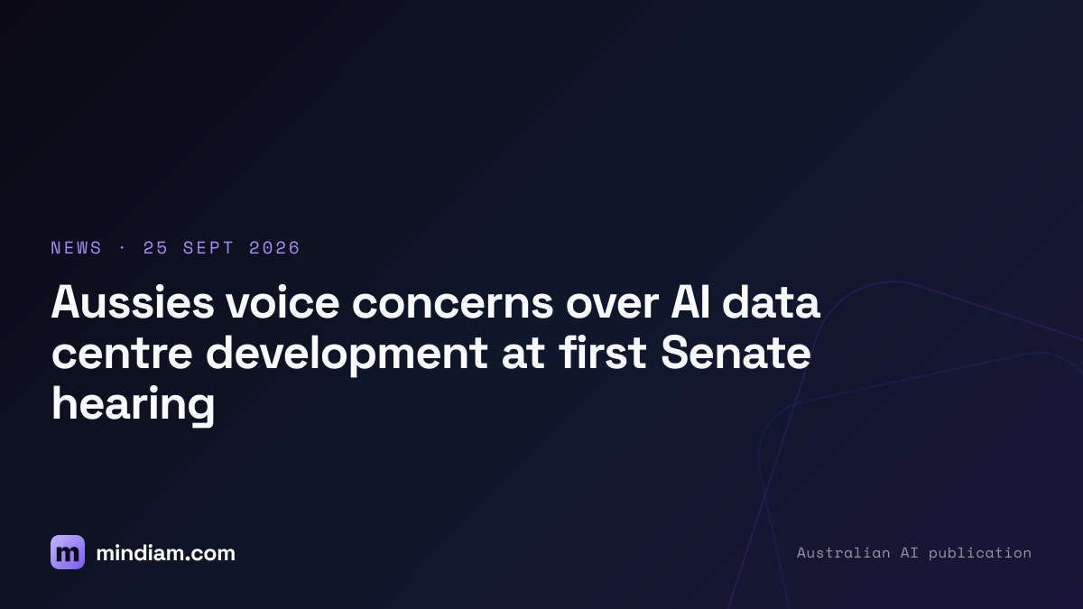 Aussies voice concerns over AI data centre development at first Senate hearing