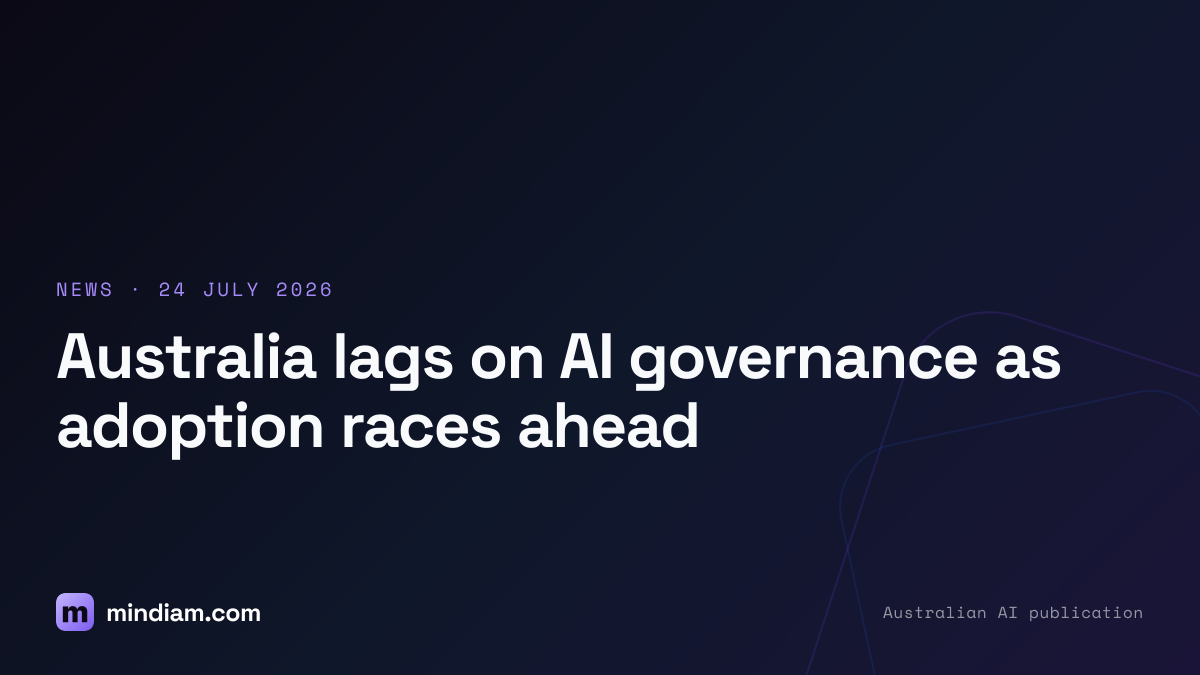 Australia lags on AI governance as adoption races ahead