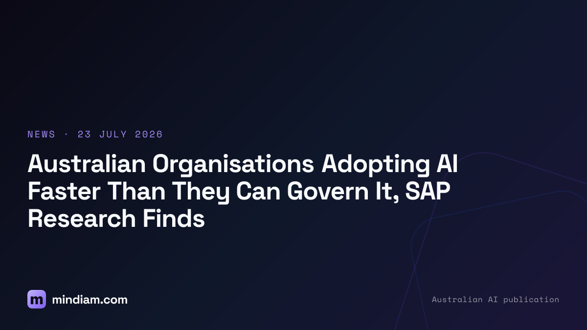 Australian Organisations Adopting AI Faster Than They Can Govern It, SAP Research Finds