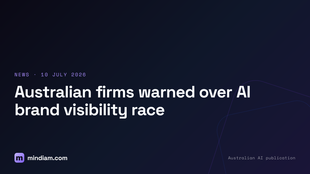 Australian firms warned over AI brand visibility race