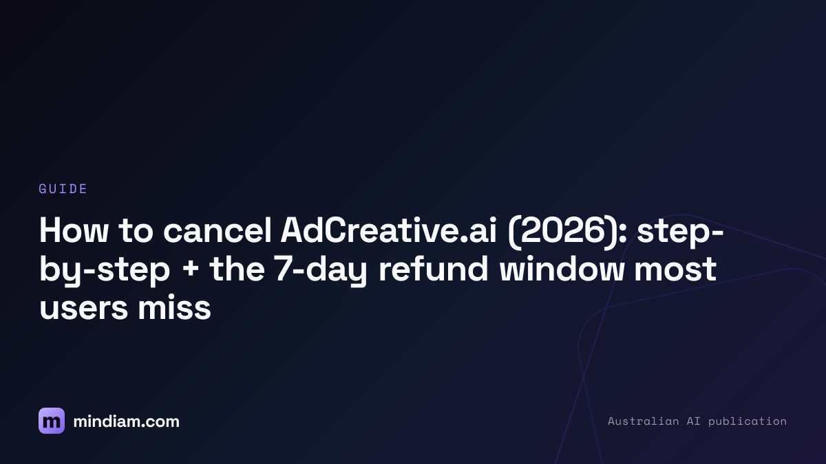 How to cancel AdCreative.ai (2026): step-by-step + the 7-day refund window most users miss
