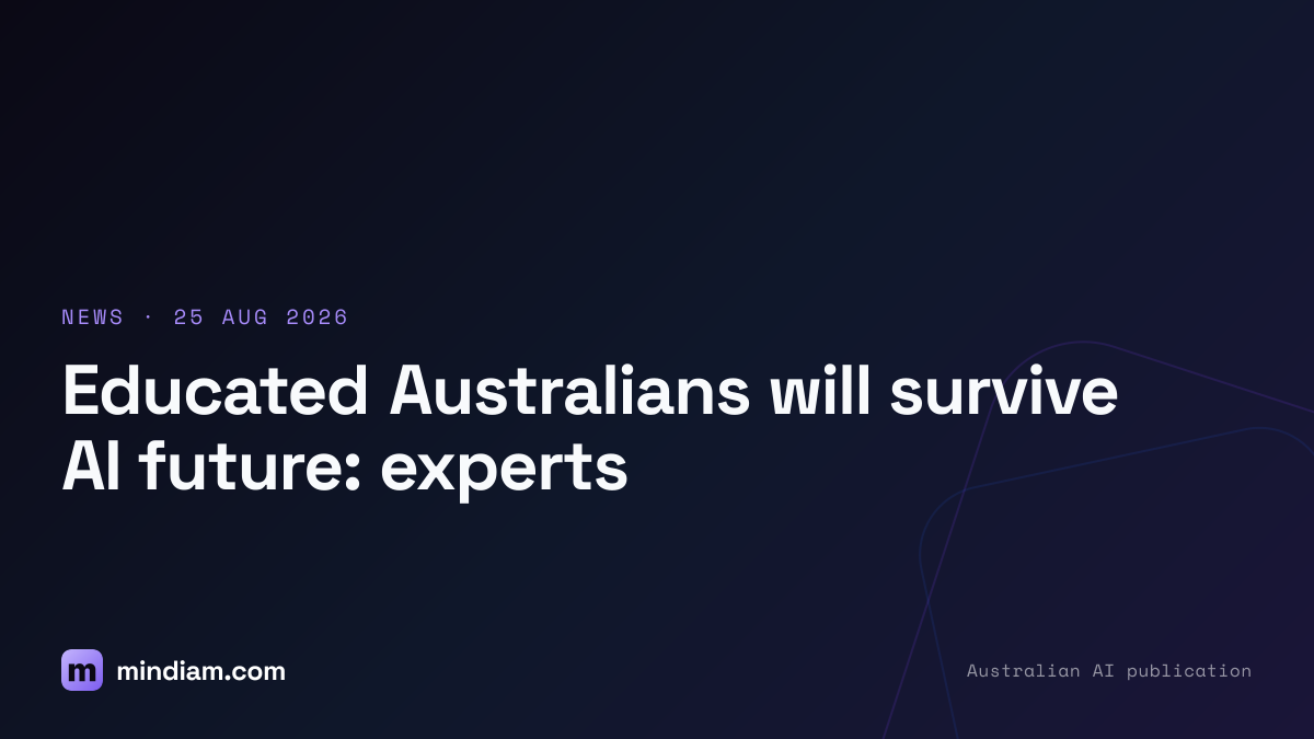 Educated Australians will survive AI future: experts