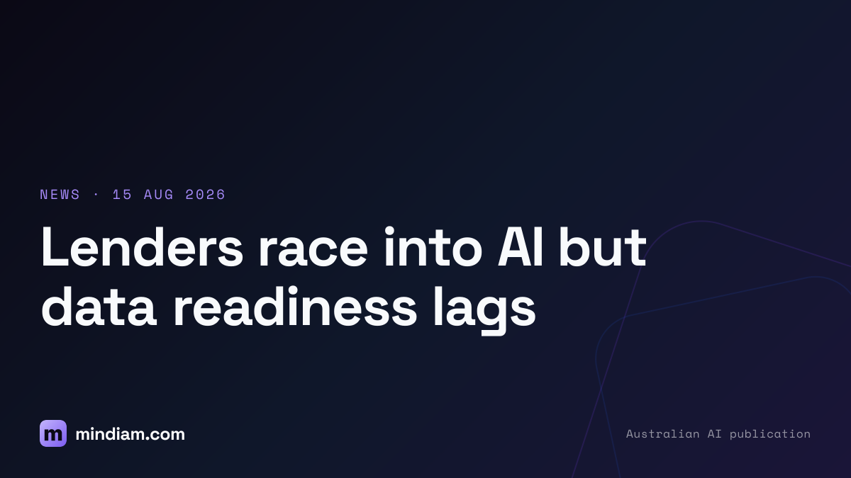 Lenders race into AI but data readiness lags