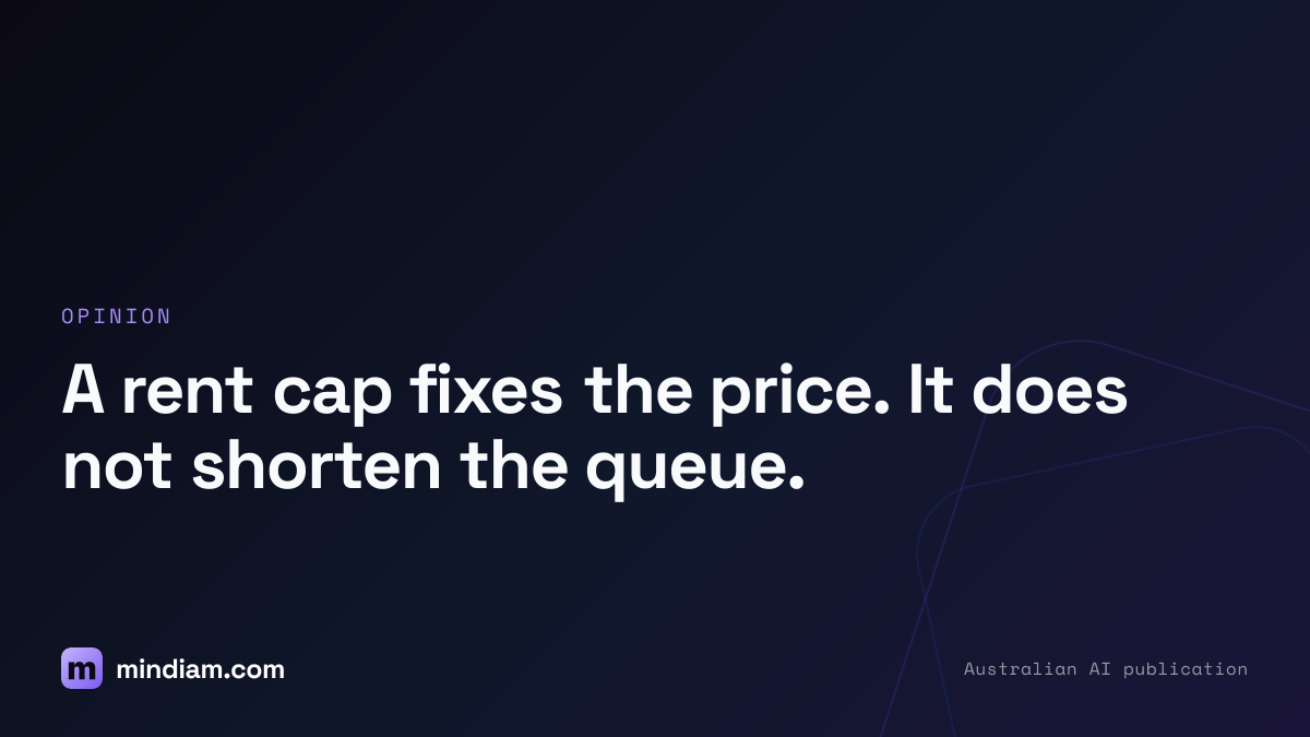 A rent cap fixes the price. It does not shorten the queue.