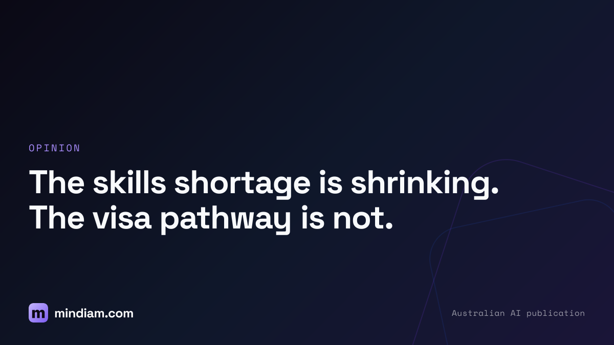 The skills shortage is shrinking. The visa pathway is not.